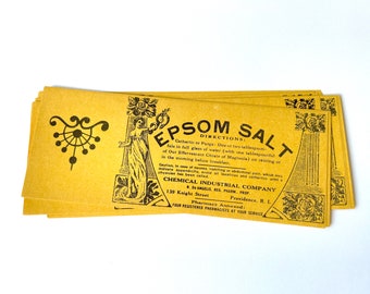 Antique Beauty RX Labels - Epsom Salt