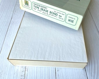 Vintage Eagle-A Type-Erase Bond typing paper - medium weight, cockle finish