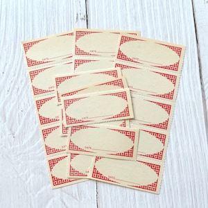 Vintage Gummed Labels
