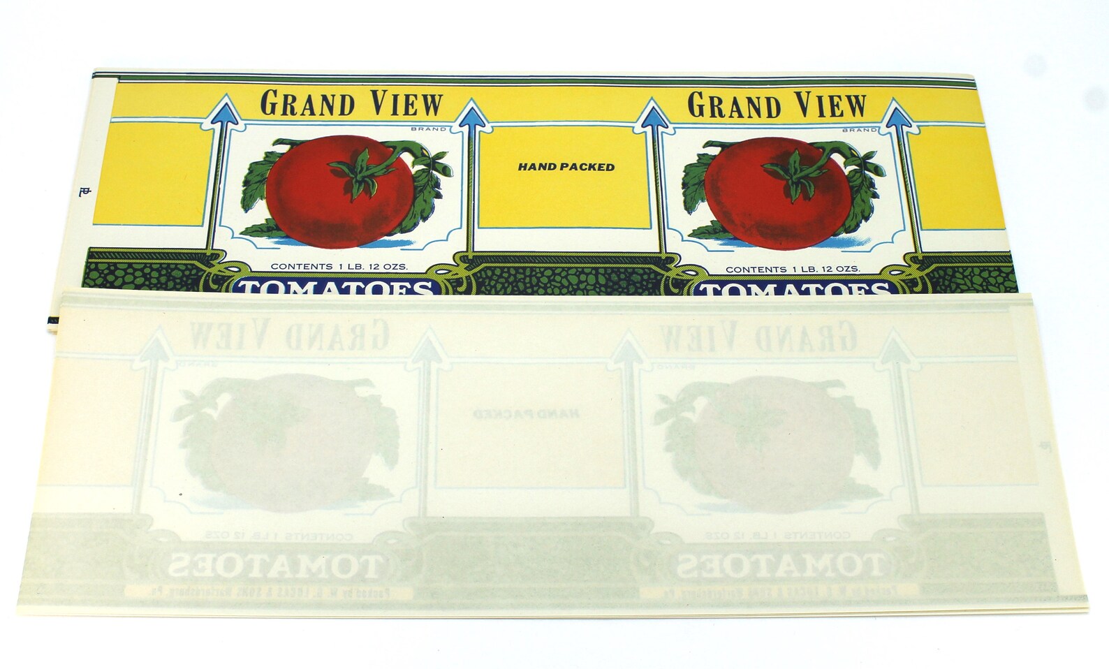 Vintage Vegetable Can Labels Grand View Tomatoes - Etsy