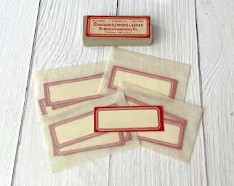 Vintage Dennison Labels - no. 2004