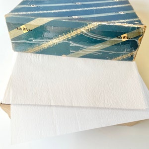 Papier vintage avec pelure d&#39;oignon Fox River avec finition coque - Taille lettre 8,5 x 11 po