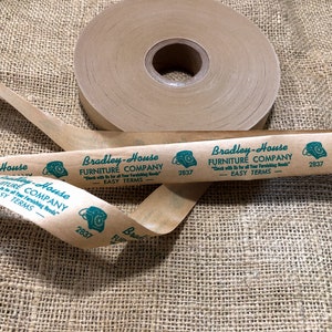 Ruban adhésif publicitaire gommé vintage