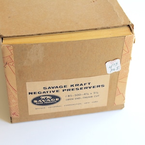 Vintage Kraft Photo Negative Sleeves