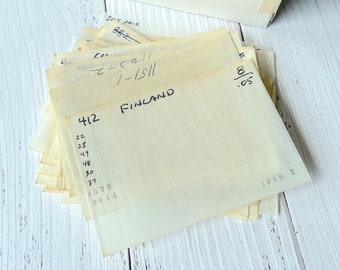 コ*中様 【コレクター必見】ヴィンテージ 印字入り グラシン封筒 100枚セット ヴィンテージ使用済みグラシン紙封筒 - サイズ4 - Etsy 日本