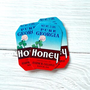 Vintage Honey Labels