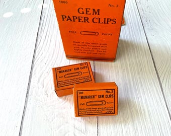 Ask med vintage-gem - Monarch "Gem"-gem nr 3