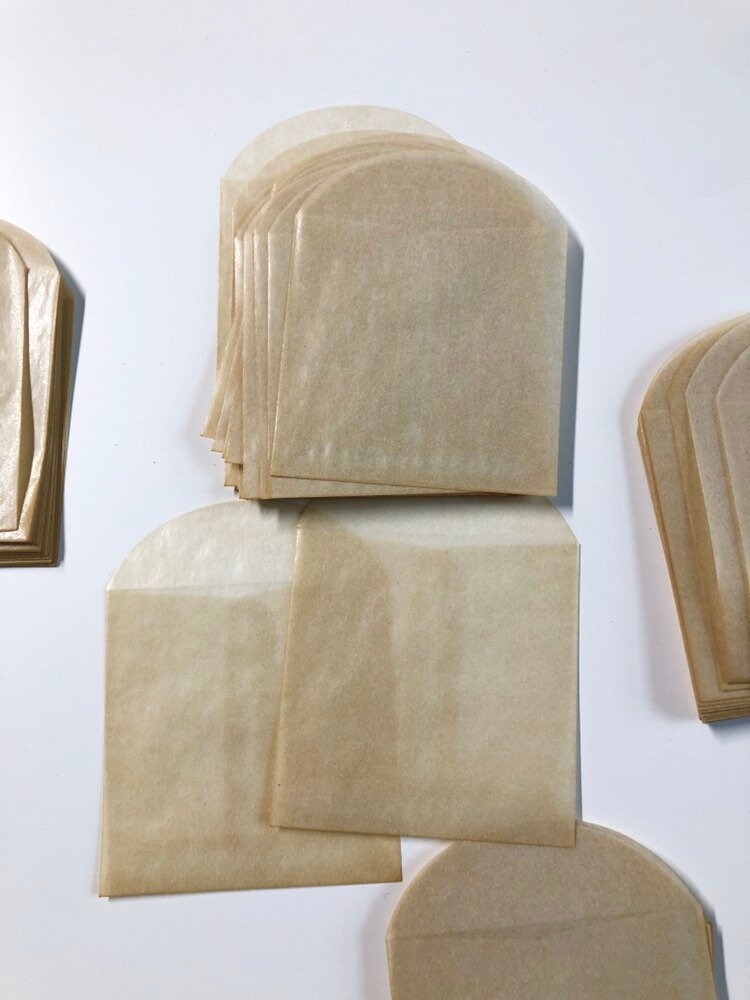 ヴィンテージ グラシン封筒 - 未使用、3x3、オープンエンド - Etsy 日本