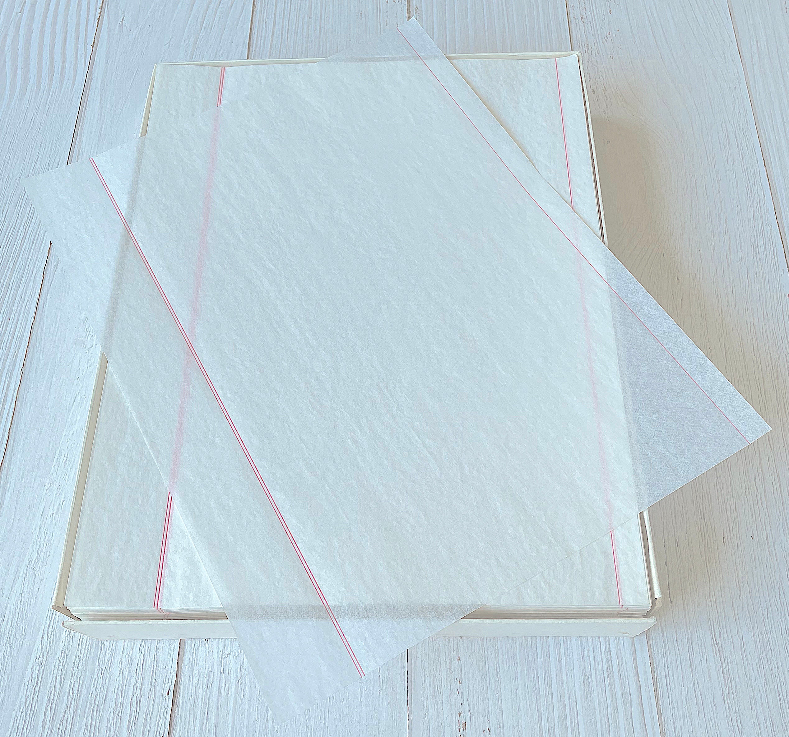 Vintage Onion Skin Paper 25 SHEETS Neenah Sub 9 White 8.5 x 13 25% Cotton