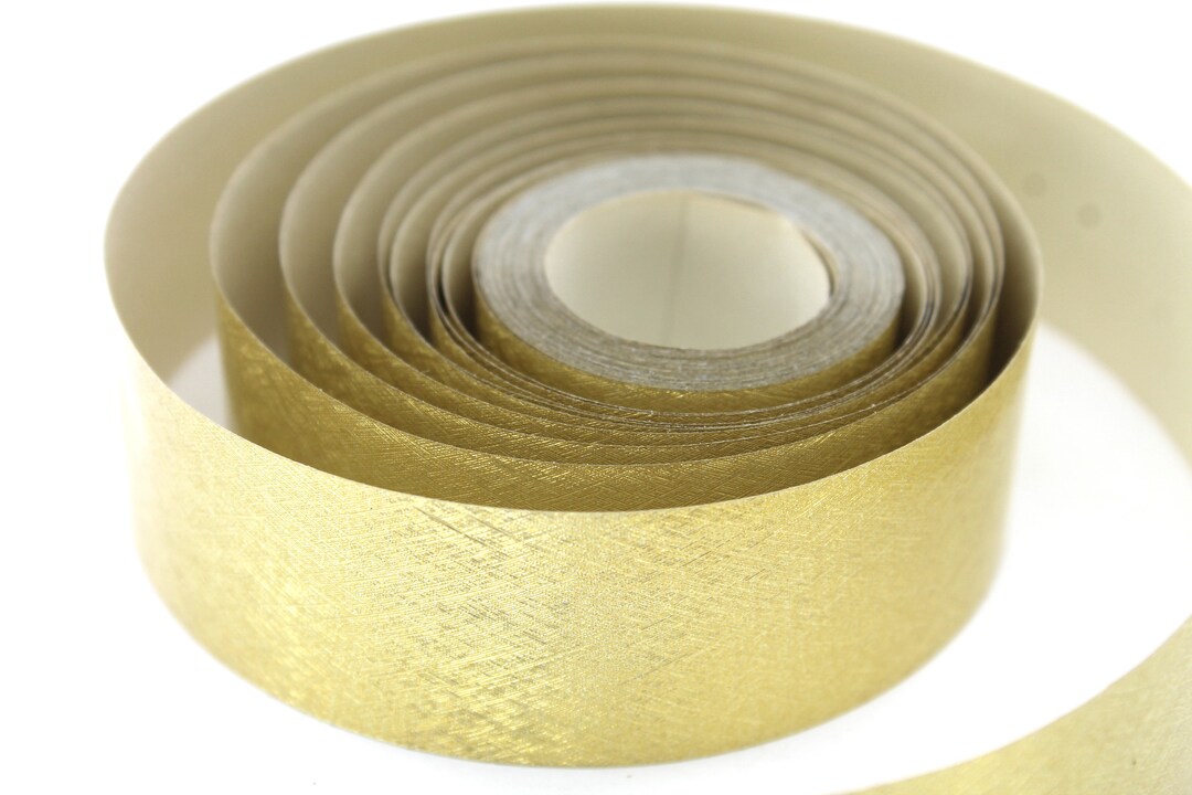 Vintage Glossy Gold Ribbon - Etsy
