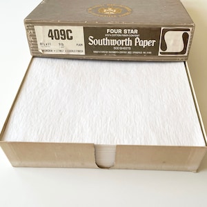 Vintage Onion Skin Paper with cockle finish - Southworth Letter, Folio or Legal size