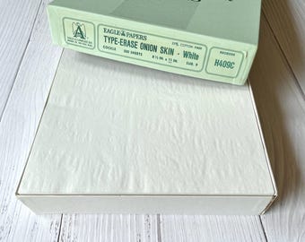 Vintage Onion Skin Paper with cockle finish - Eagle-A Letter size