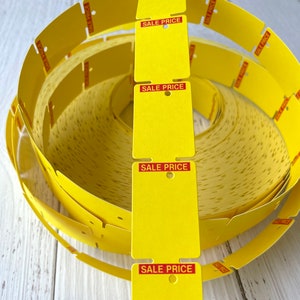 Étiquettes volantes vintage à prix réduits