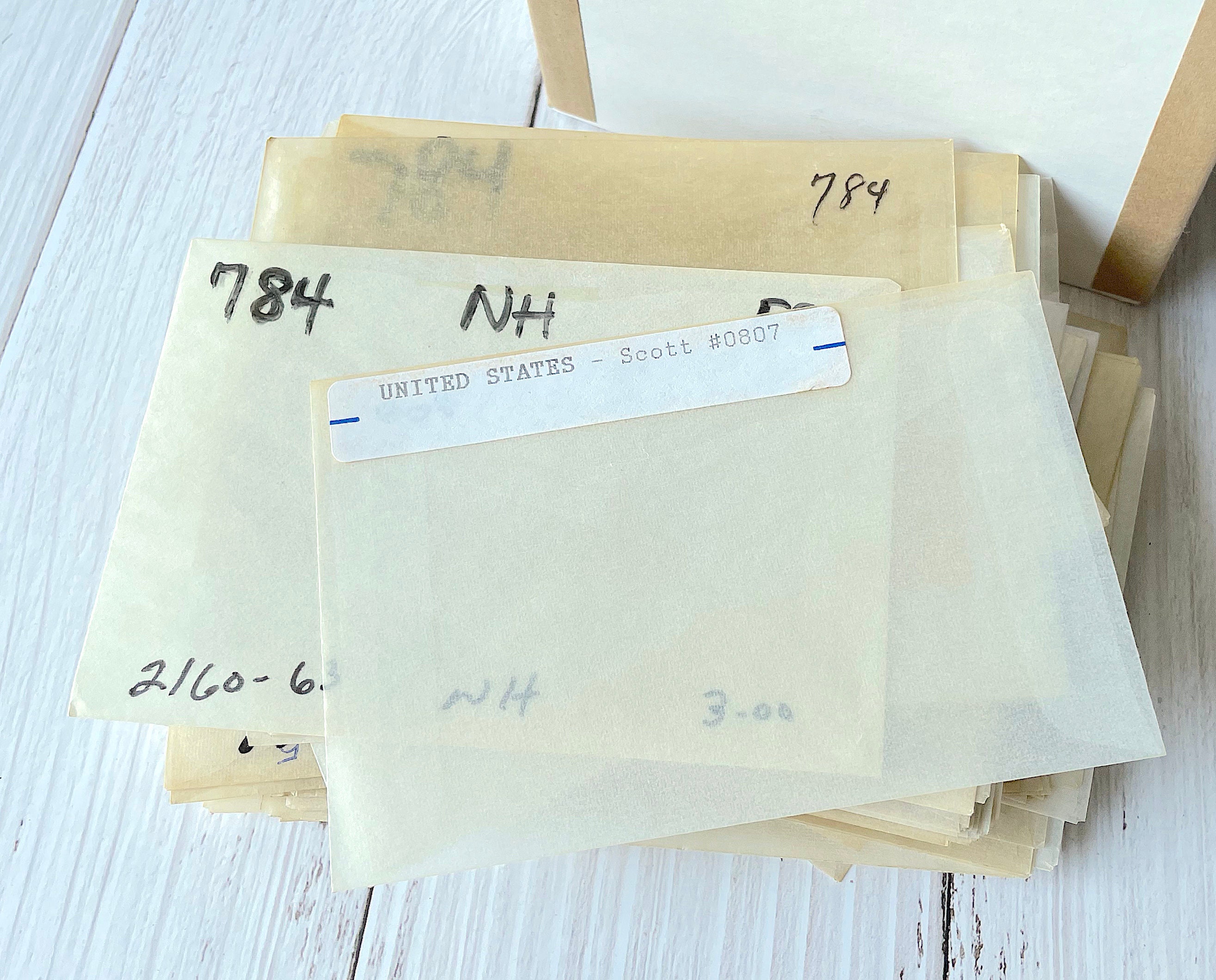 ヴィンテージ使用済みグラシン紙封筒 - サイズ4 - Etsy 日本