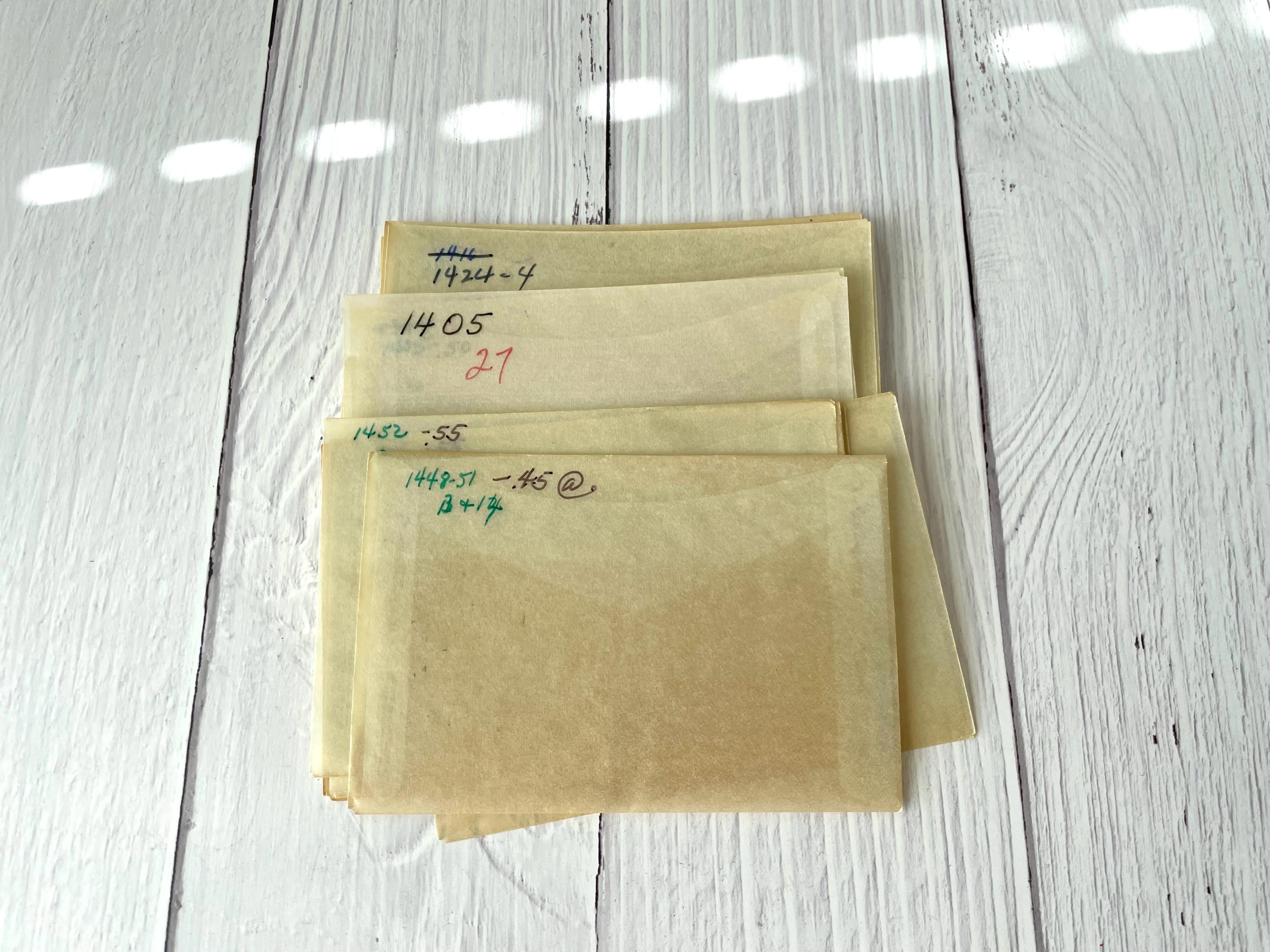 ヴィンテージ使用済みグラシン紙封筒 - サイズ4 - Etsy 日本