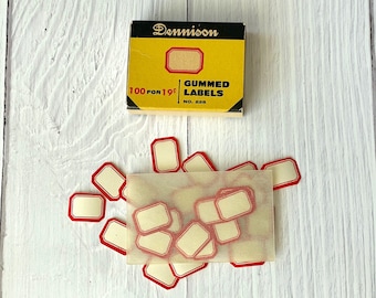 Small Vintage Dennison Labels - no. 225