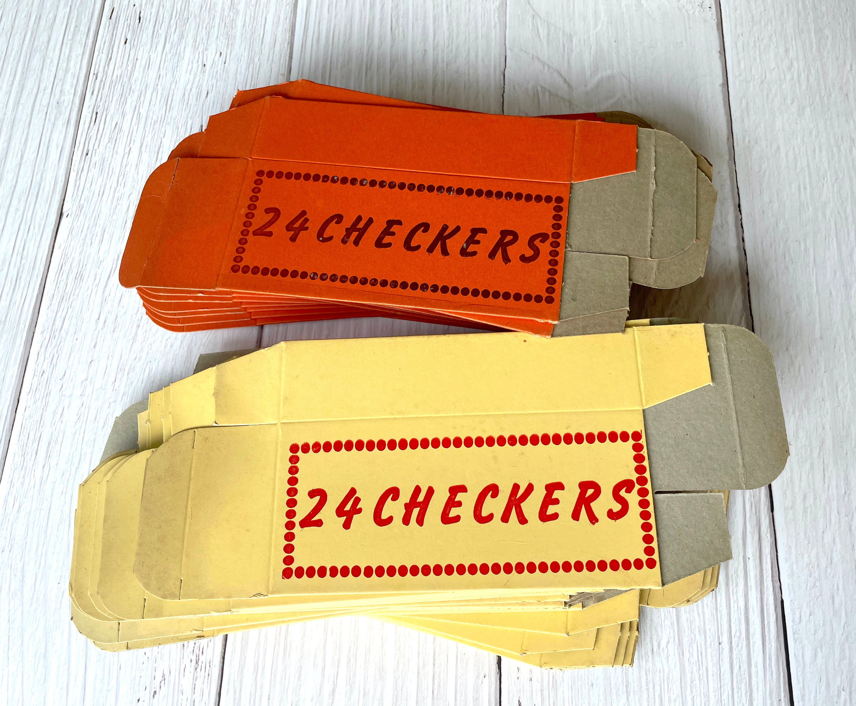 Unused Vintage Checkers Boxes - Etsy