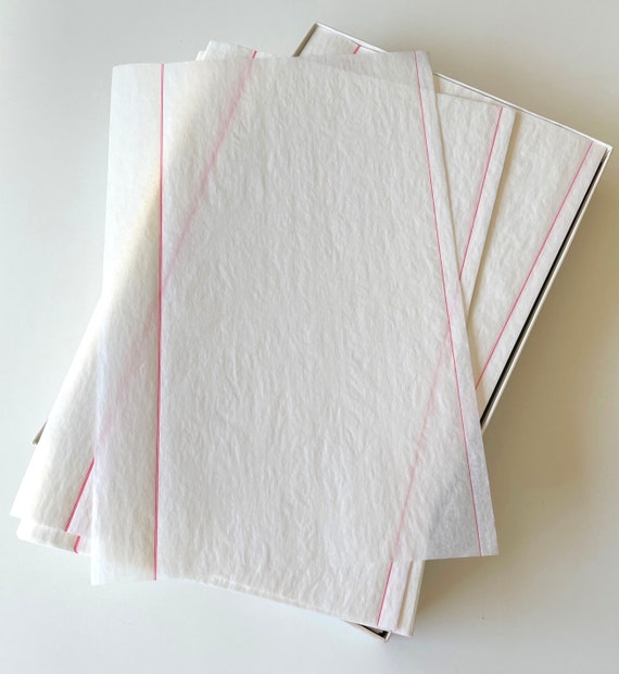This onion skin paper is amazing. The paper feels so luxurious and