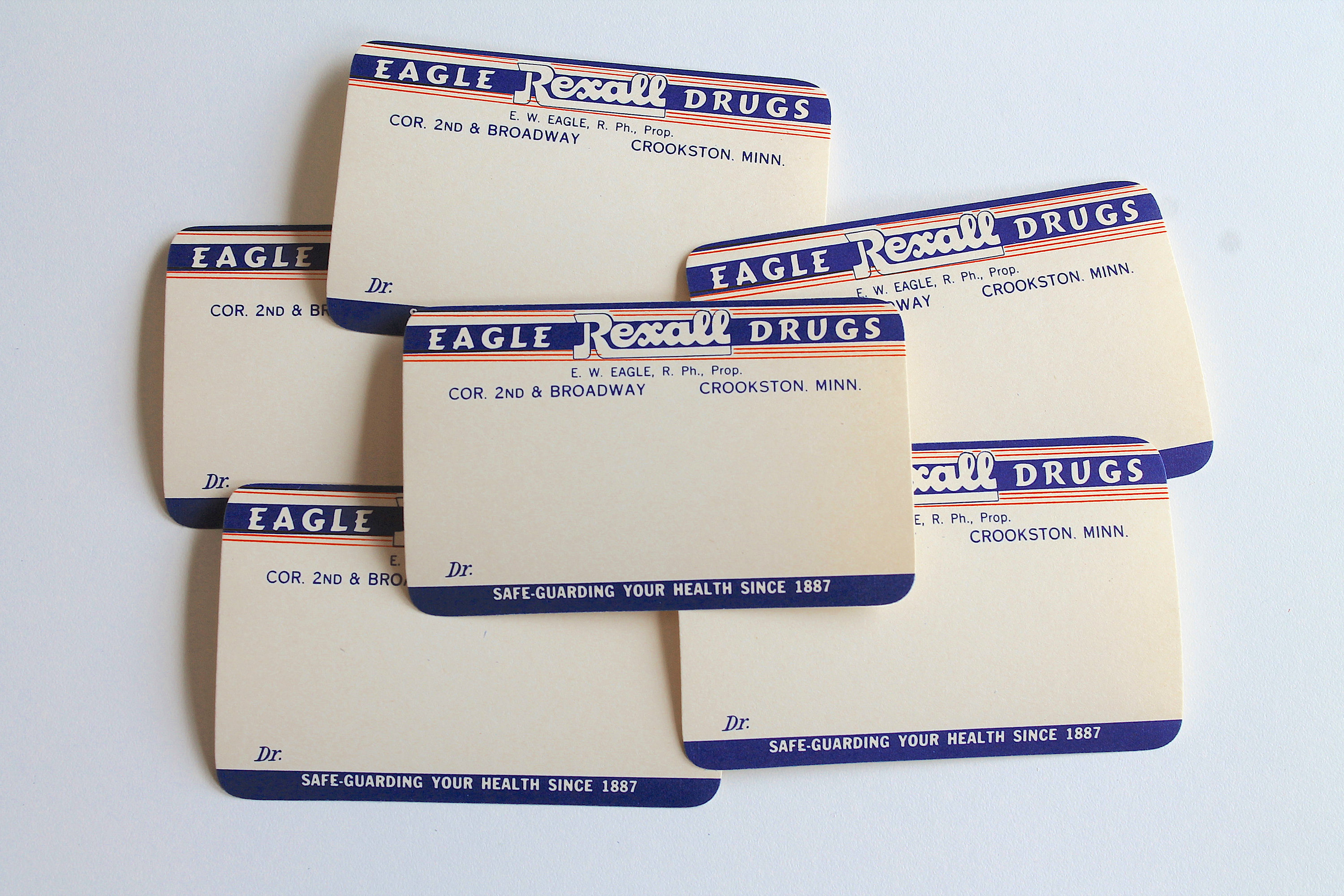 Vintage Eagle Rexall Pharmacy Rx Labels - Blank - Etsy