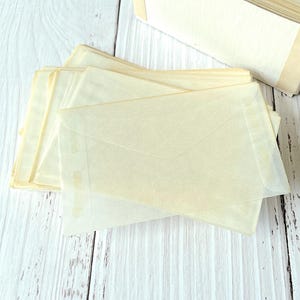 Vintage glassine envelopes - size 3
