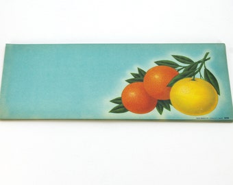 Vintage Fruit Crate Labels - Oranges, Citrus