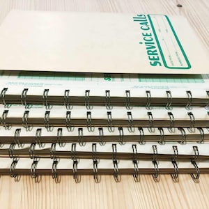 Full Vintage Receipt Book for Service Calls With Carbonless Duplicates ...