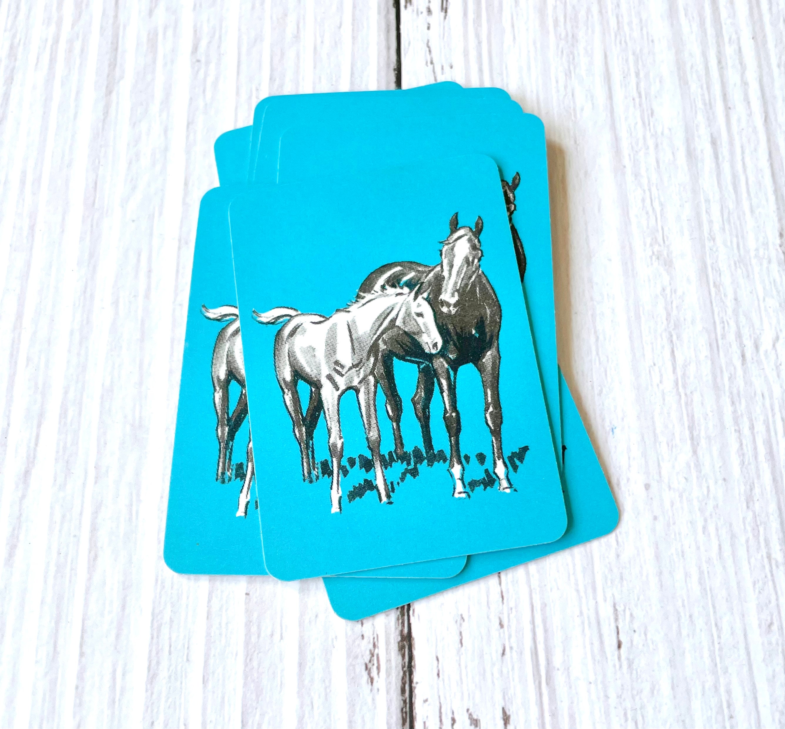 ヴィンテージ MINI トランプ - 馬 - Etsy 日本