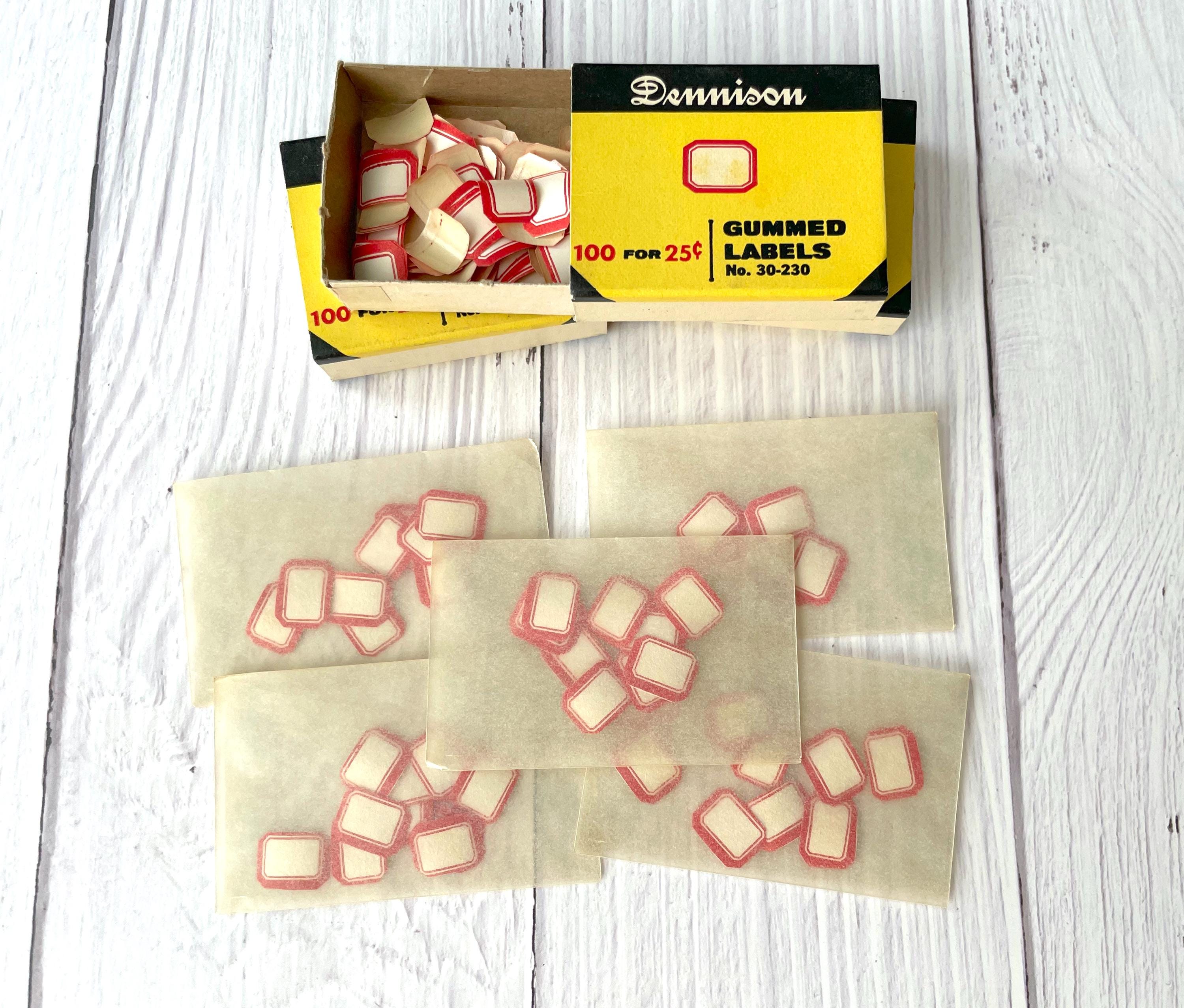 ヴィンテージ DENNISON ミニタグ　一箱　b26 美術品・アンティーク・コレクション ヴィンテージ DENNISON ミニタグ