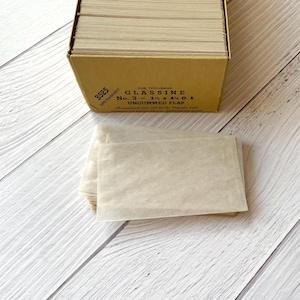 Vintage glassine envelopes - size 3
