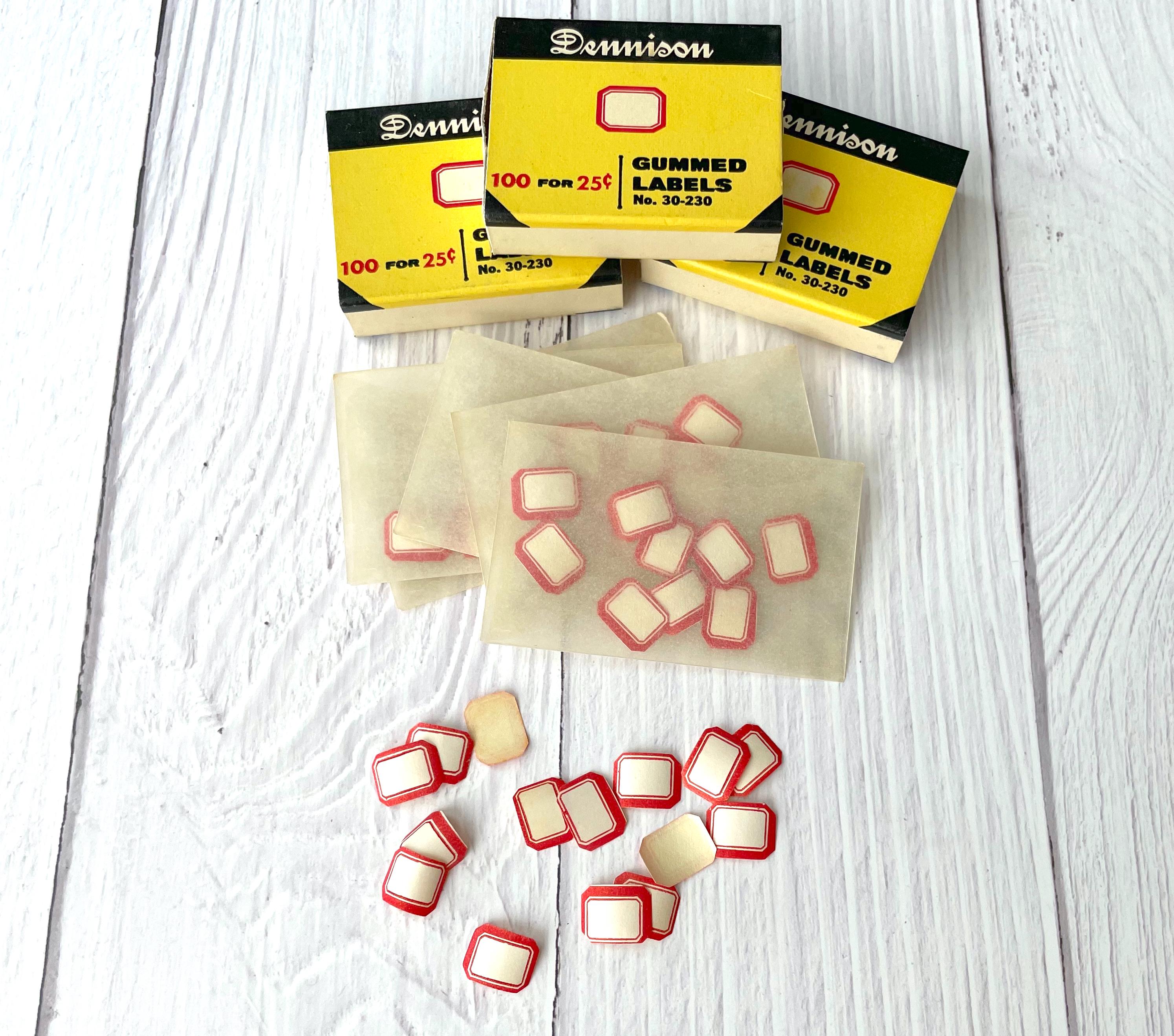 ヴィンテージ DENNISON ミニタグ　一箱　b26 美術品・アンティーク・コレクション ヴィンテージ DENNISON ミニタグ