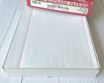 Vintage Onion Skin Paper - Sphinx Legal Ruled, letter size 8.5" by 11"