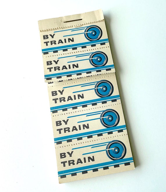 Une Modèle D'étiquette D'expédition de Carte Postale Vintage Bleue