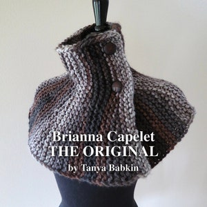 The ORIGINAL BRIANNA Reunion Knitted Capelet by Tanya Babkin in Outlander Season 4