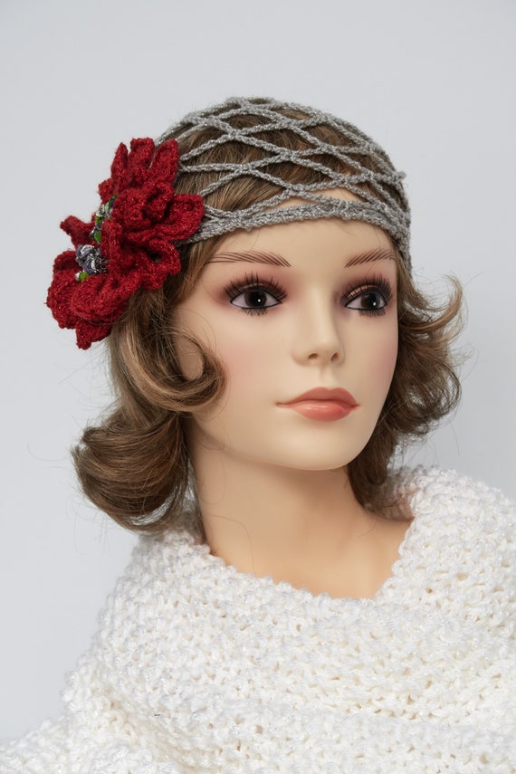 Perverze Scalloped Crochet Headdress 帽子 パーバーズ Perverze Scalloped Crochet Headdressニット帽