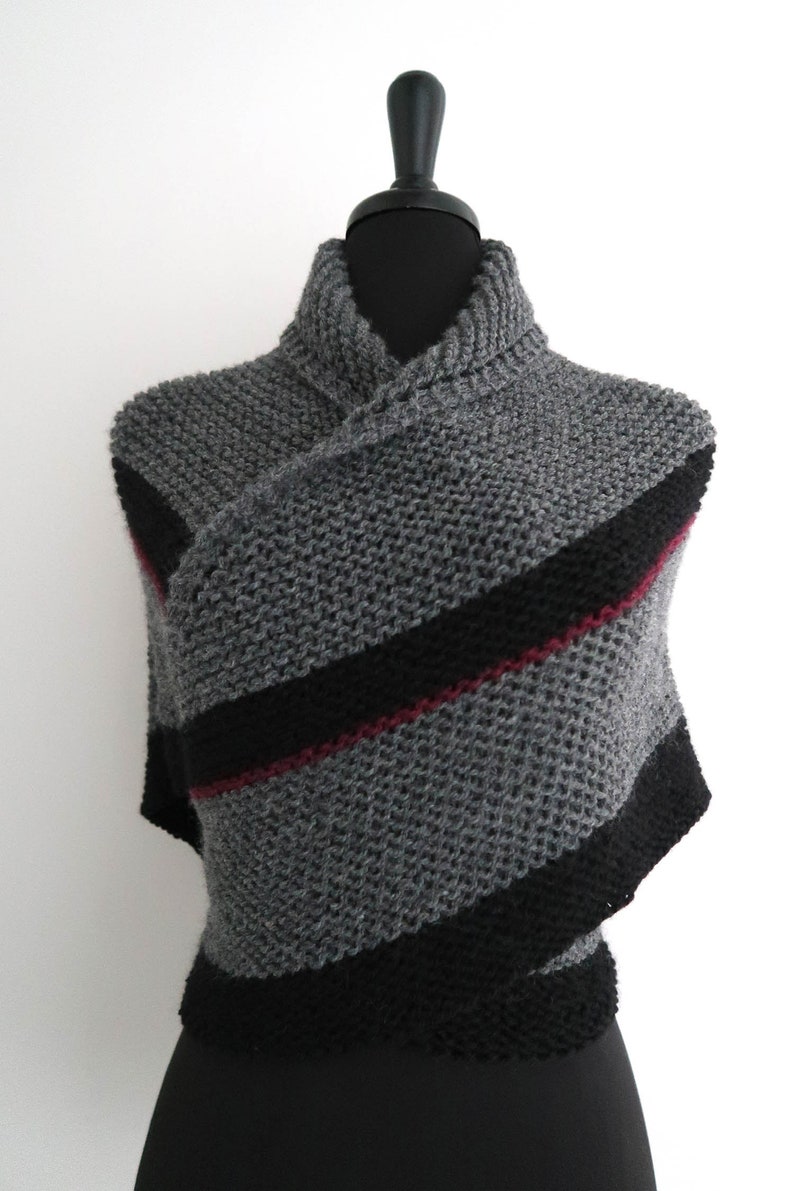 Outlander Inspired Claire's Shawl Pure Wool Dark Gray - Etsy