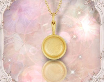Legue Of Legends Golden Pan Necklace S925 Silver Necklace Pendant