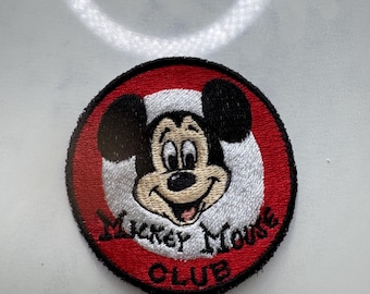 Magical Mouse Club Patch: iron on patch