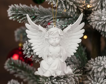 3D-geprinte engeltjes - STL-bestanden - Kerstversieringen (digitale download)