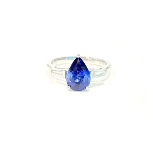 Solid Handmade Beautiful blue sapphire ring 925 sterling silver ring engagement wedding anniversary ring gift for her blue sapphire ring