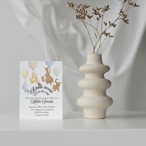 Winnie the Pooh - Editable Baby Shower Invitation
