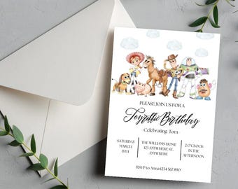 Toy Story - Editable Birthday Invitation