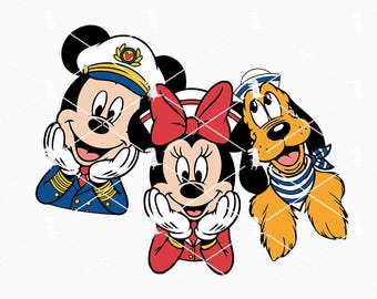Mouse With Friends Cruise Svg Png, Mouse Sailor Svg, Family Cruise Matching Svg, Cruise Vibes Svg Cricut
