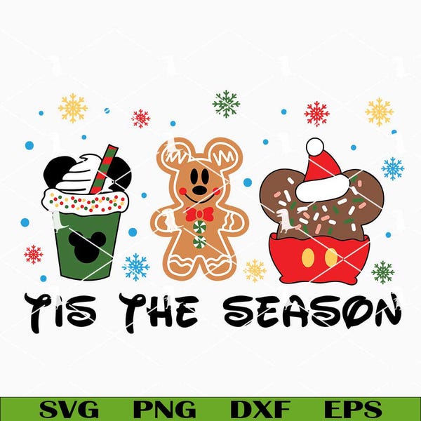 Tis The Season Christmas Svg Png, Magic Kingdom Xmas Svg, Family Trip Svg Cut Files