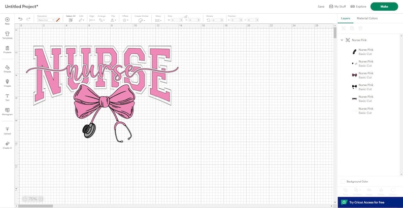 Coquette Nurse Svg Png, Stethoscope Bow Svg, Nursing Svg, Registered ...