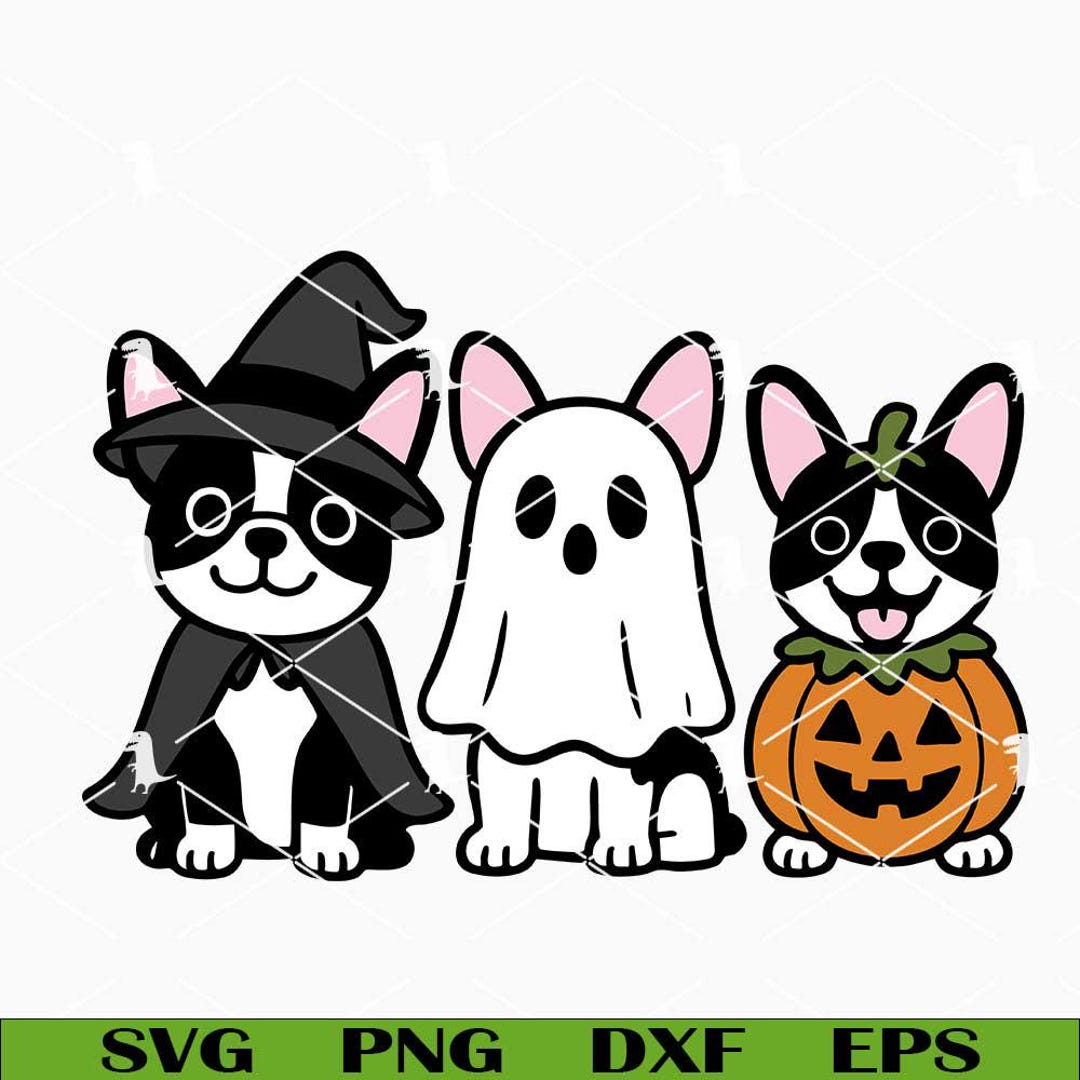French Bulldog Halloween Svg Png, Cute Dog Halloween Svg, Boo Dogs Svg ...