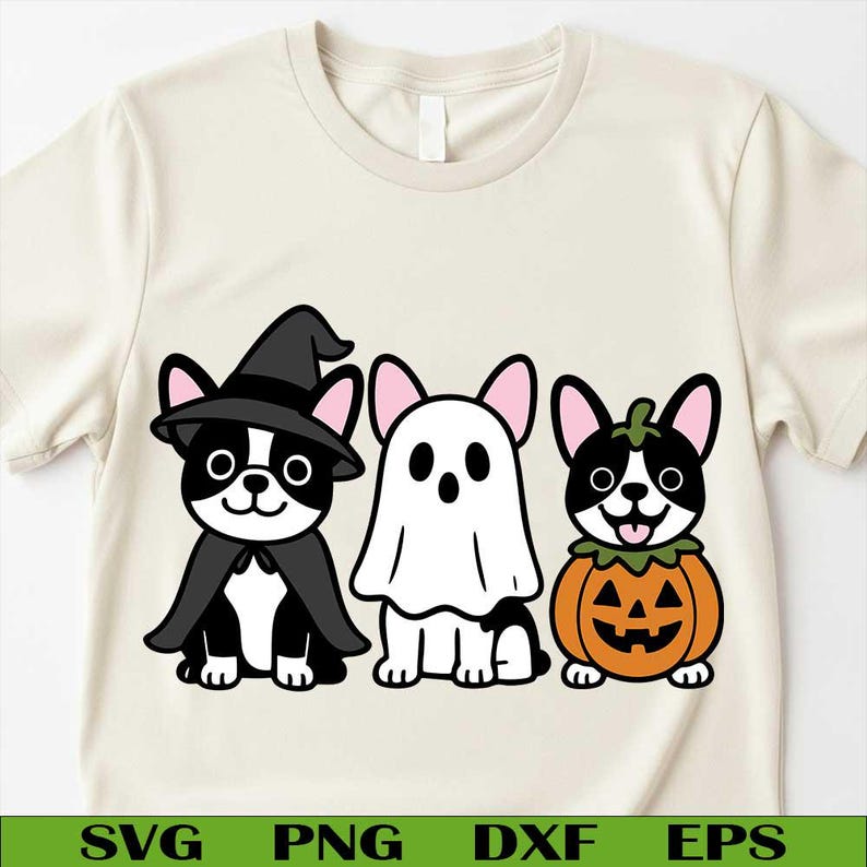 French Bulldog Halloween Svg Png, Cute Dog Halloween Svg, Boo Dogs Svg ...