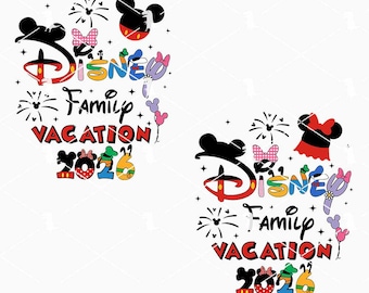 Family Vacation 2026 Svg Png, Vacay Mode Svg, Matching Family Svg Cut Files