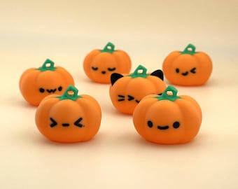 Kawaii Pumpkin Decoration, Halloween Decor, Spooky Season Desk Decor