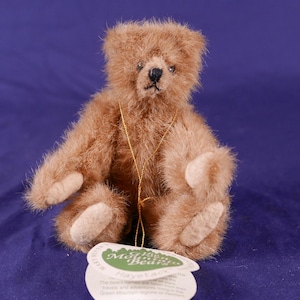 Vintage 1993 Mary Meyer Haystack Green Mountain Jointed Teddy Bear with Tag