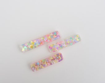 pastel resin mouse clips minnie hair accessories